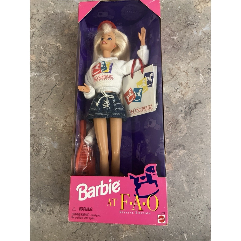 1996 BARBIE Doll AT F.A.O. SCHWARZ Special Edition